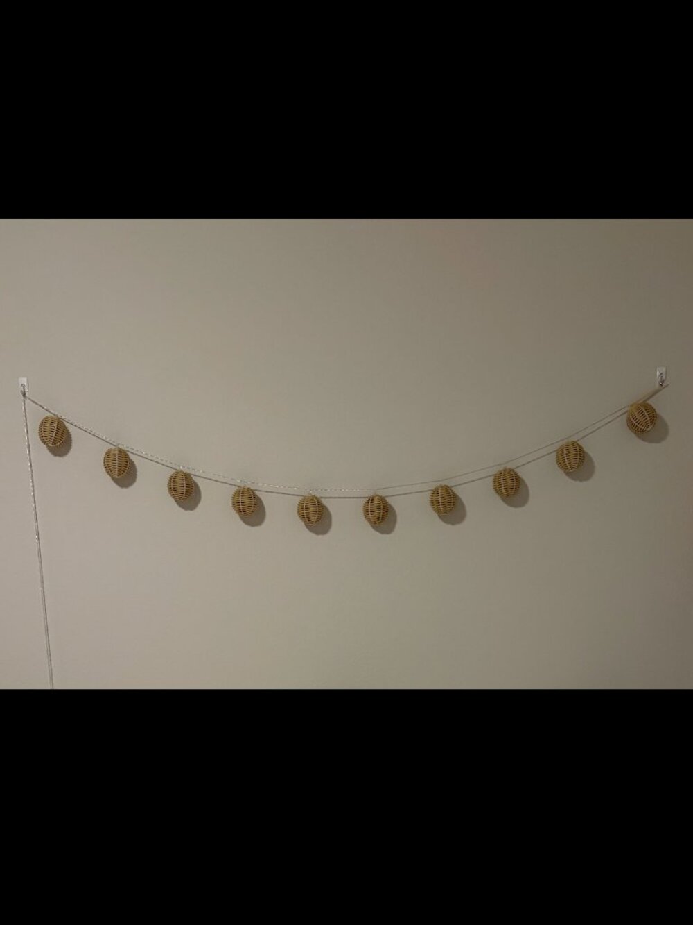 Rattan Ball String Lights
